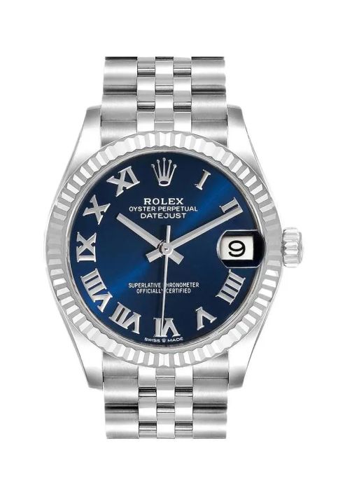 Rolex Datejust 31 Blue Roman Dial Ladies 278274